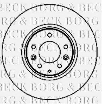 Borg & beck BBD5147 Front brake disc ventilated BBD5147