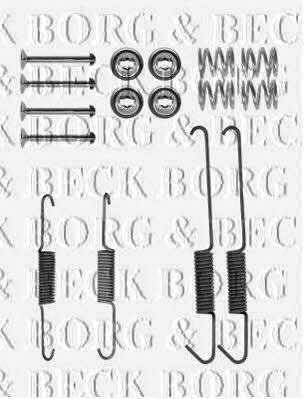 Borg & beck BBK6301 Mounting kit brake pads BBK6301