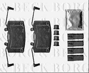 Borg & beck BBK1413 Mounting kit brake pads BBK1413