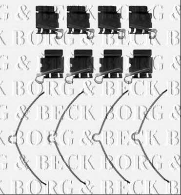 Borg & beck BBK1442 Mounting kit brake pads BBK1442