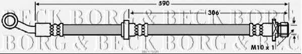 Borg & beck BBH7604 Brake Hose BBH7604