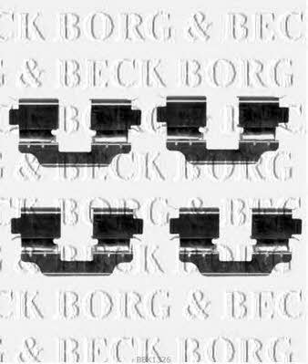 Borg & beck BBK1326 Mounting kit brake pads BBK1326