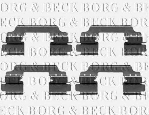 Borg & beck BBK1534 Mounting kit brake pads BBK1534