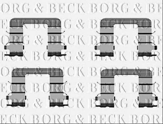 Borg & beck BBK1537 Mounting kit brake pads BBK1537