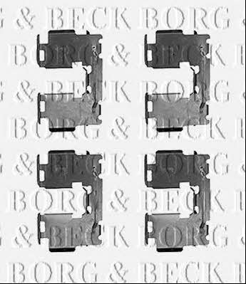 Borg & beck BBK1546 Mounting kit brake pads BBK1546