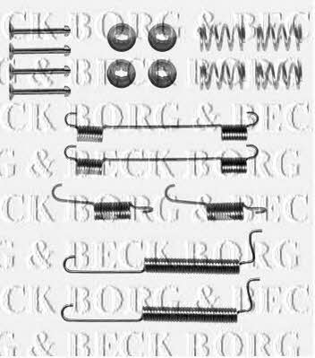 Borg & beck BBK6198 Mounting kit brake pads BBK6198