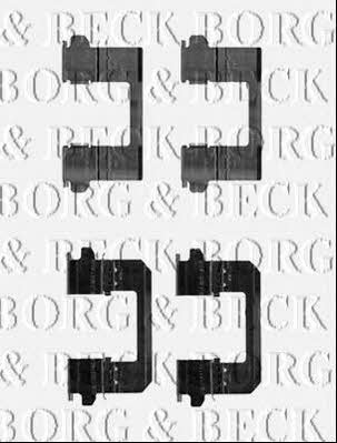 Borg & beck BBK1256 Mounting kit brake pads BBK1256