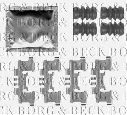 Borg & beck BBK1297 Mounting kit brake pads BBK1297