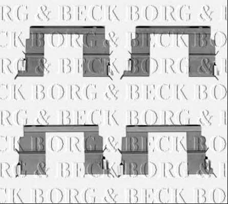 Borg & beck BBK1317 Mounting kit brake pads BBK1317
