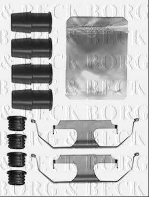 Borg & beck BBK1593 Mounting kit brake pads BBK1593
