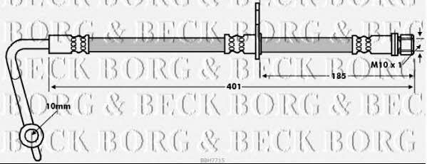Borg & beck BBH7715 Brake Hose BBH7715