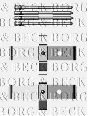 Borg & beck BBK1248 Mounting kit brake pads BBK1248