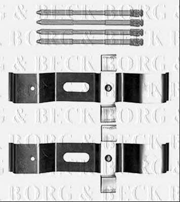 Borg & beck BBK1557 Mounting kit brake pads BBK1557