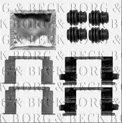 Borg & beck BBK1520 Mounting kit brake pads BBK1520
