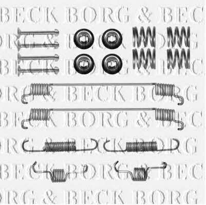 Borg & beck BBK6163 Mounting kit brake pads BBK6163