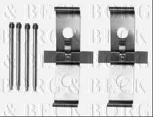 Borg & beck BBK1279 Mounting kit brake pads BBK1279