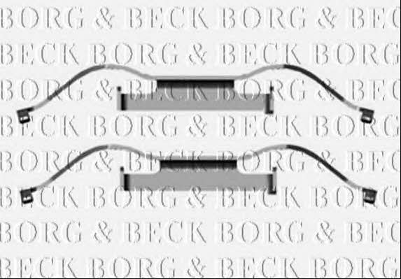 Borg & beck BBK1281 Mounting kit brake pads BBK1281