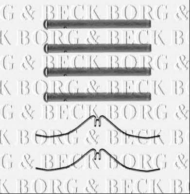 Borg & beck BBK1489 Mounting kit brake pads BBK1489