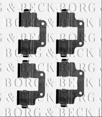 Borg & beck BBK1543 Mounting kit brake pads BBK1543