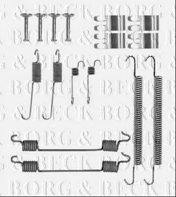Borg & beck BBK6330 Mounting kit brake pads BBK6330