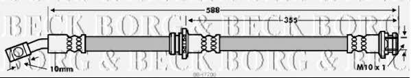 Borg & beck BBH7700 Brake Hose BBH7700