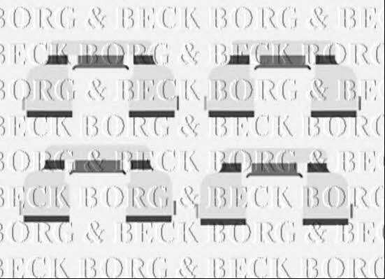 Borg & beck BBK1478 Mounting kit brake pads BBK1478