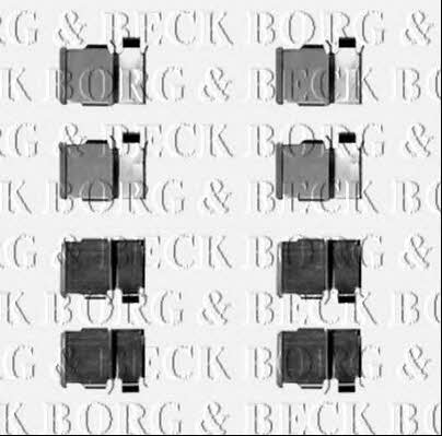 Borg & beck BBK1497 Mounting kit brake pads BBK1497