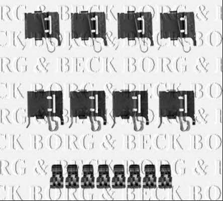 Borg & beck BBK1225 Mounting kit brake pads BBK1225