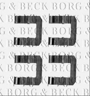 Borg & beck BBK1252 Mounting kit brake pads BBK1252