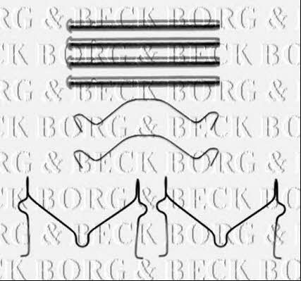 Borg & beck BBK1486 Mounting kit brake pads BBK1486
