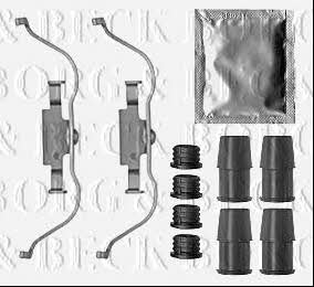 Borg & beck BBK1352 Mounting kit brake pads BBK1352