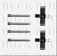 Borg & beck BBK1552 Mounting kit brake pads BBK1552