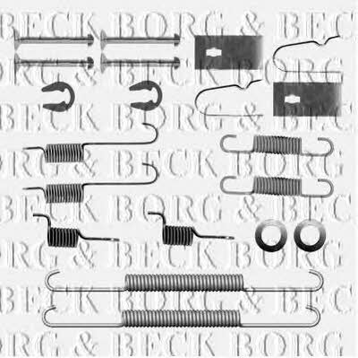 Borg & beck BBK6160 Mounting kit brake pads BBK6160