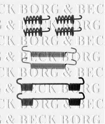 Borg & beck BBK6186 Mounting kit brake pads BBK6186