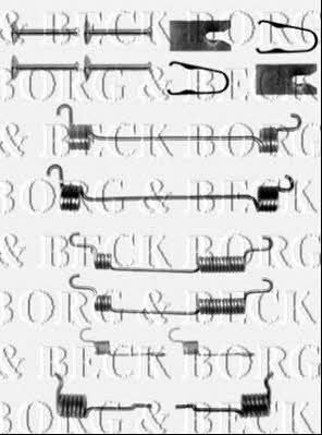 Borg & beck BBK6153 Mounting kit brake pads BBK6153