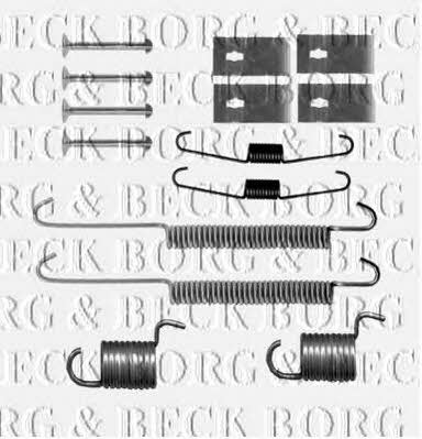 Borg & beck BBK6230 Mounting kit brake pads BBK6230