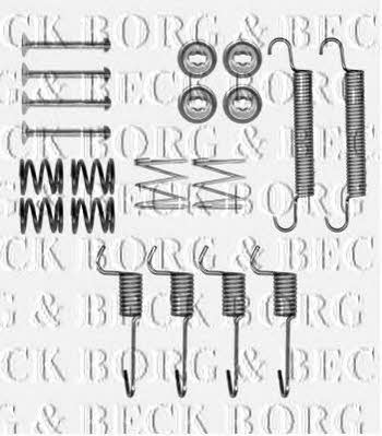 Borg & beck BBK6304 Mounting kit brake pads BBK6304