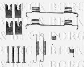 Borg & beck BBK6312 Mounting kit brake pads BBK6312