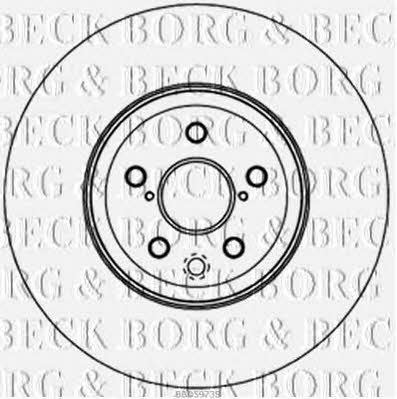 Borg & beck BBD5973S Brake disc BBD5973S