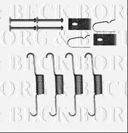 Borg & beck BBK6227 Mounting kit brake pads BBK6227