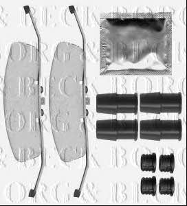 Borg & beck BBK1268 Mounting kit brake pads BBK1268