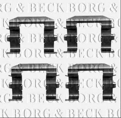 Borg & beck BBK1378 Mounting kit brake pads BBK1378