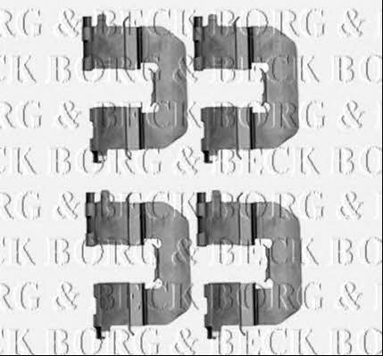 Borg & beck BBK1296 Mounting kit brake pads BBK1296