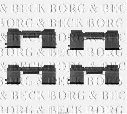Borg & beck BBK1304 Mounting kit brake pads BBK1304