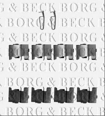 Borg & beck BBK1338 Mounting kit brake pads BBK1338