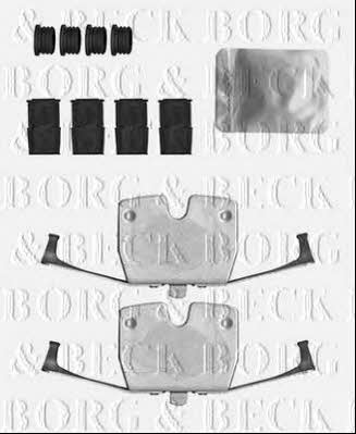 Borg & beck BBK1568 Mounting kit brake pads BBK1568