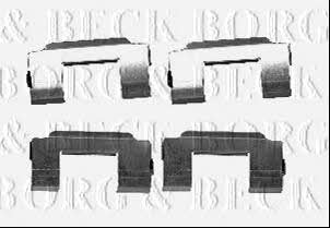 Borg & beck BBK1583 Mounting kit brake pads BBK1583