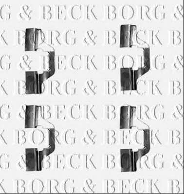Borg & beck BBK1255 Mounting kit brake pads BBK1255