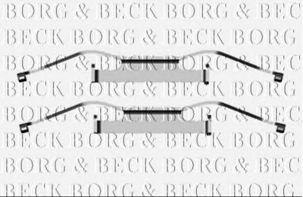 Borg & beck BBK1280 Mounting kit brake pads BBK1280