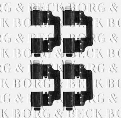 Borg & beck BBK1286 Mounting kit brake pads BBK1286